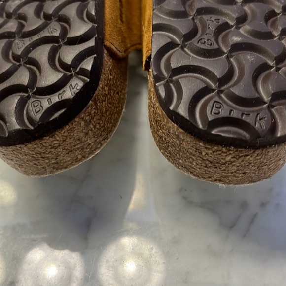 NWT Birkenstock Arizona Shearling Suede Leather Size 9 Mink Suede. - Picture 10 of 16